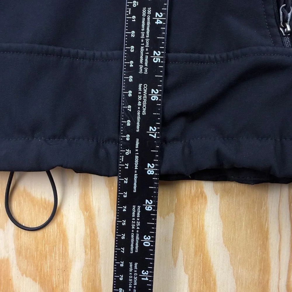 The North Face WindWall Softshell Jacket Mens XXL Black Fleece Lined Full Zip